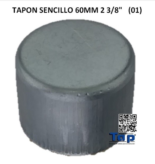 Imagen de TAPON SENCILLO 60MM 2 3/8"                   (01)