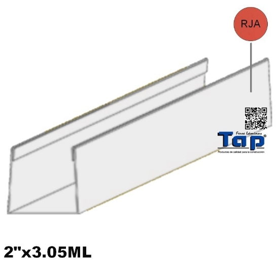 Imagen de CANAL DE ARRASTRE TECNOPOL 0501        2" 3.05ML ROJO JANITZ