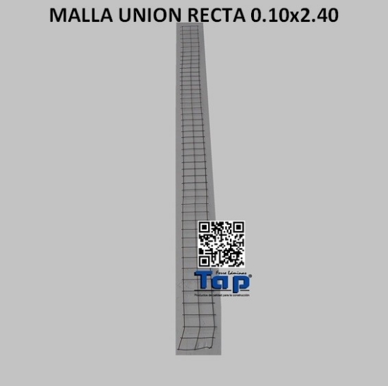 Imagen de MALLA UNION RECTA 0.10x2.40