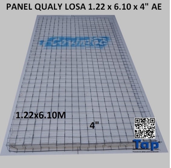 Imagen de PANEL QUALY LOSA 1.22 x 6.10 x 4" AE