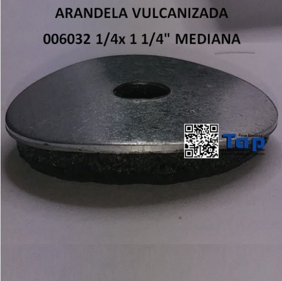 Imagen de ARANDELA VULCANIZADA 006032 1/4x 1 1/4" MEDIANA