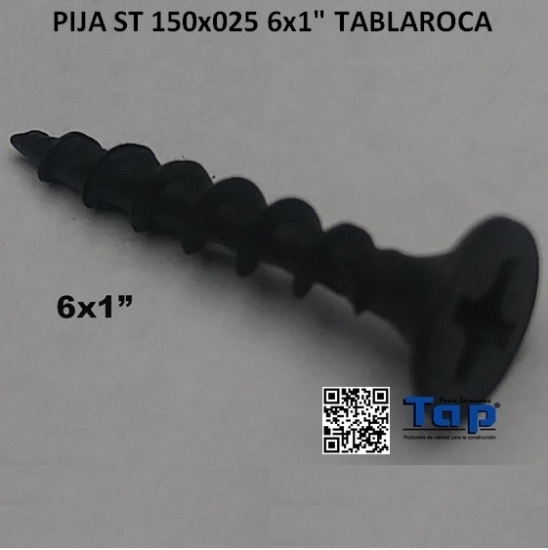 Imagen de PIJA ST 150x025 6x1" TABLAROCA
