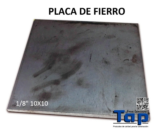 Imagen de PLACA FE 004 1/8" 10X10