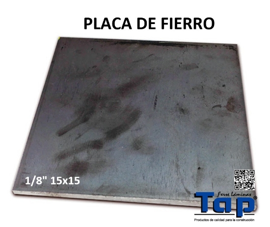 Imagen de PLACA DE FE 004 1/8" 15x15
