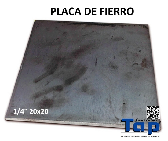Imagen de PLACA FE 006 1/4" 20x20
