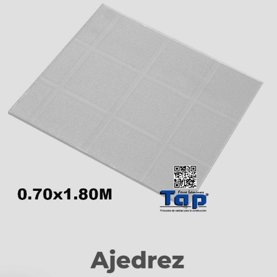 Imagen de P.CANCEL 0.70x1.80m AJEDREZ CRISTAL