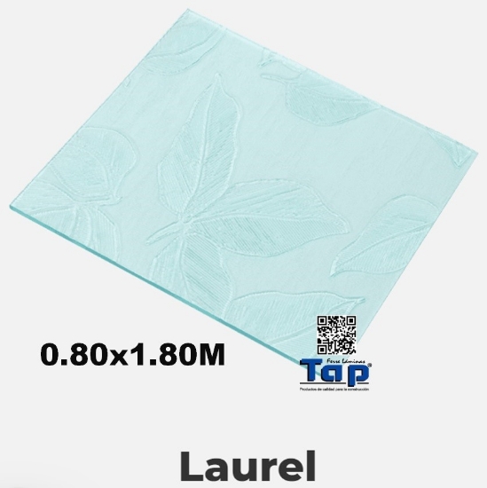 Imagen de P.CANCEL 0.80x1.80 LAUREL AZUL CRISTAL