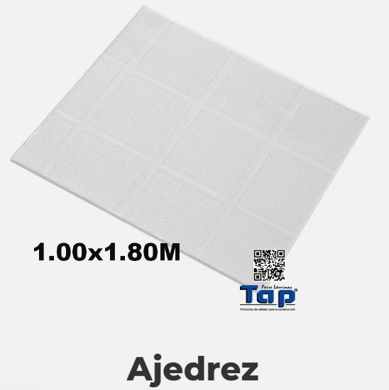Imagen de P.CANCEL 1.00x1.80m AJEDRES CRISTAL
