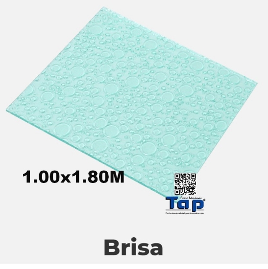 Imagen de P.CANCEL 1.00x1.80m BRISA VERDE CRISTAL