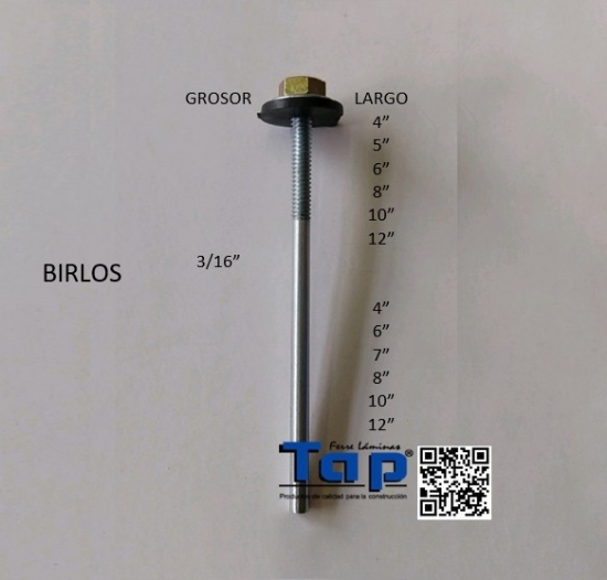 Imagen de BIRLOS 3/16