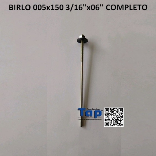 Imagen de BIRLO 005x150 3/16"x06" COMPLETO