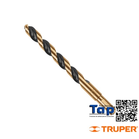 Imagen de BROCA HSS 011 7/16" TRUGOLD P METAL EN BLISTER EXPERT