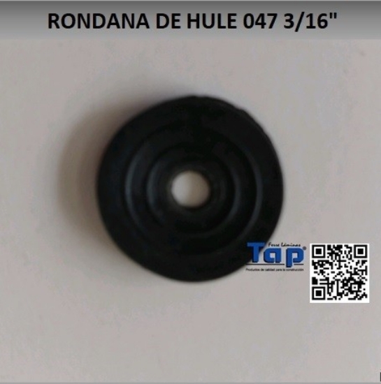 Imagen de RONDANA DE HULE 047 3/16"