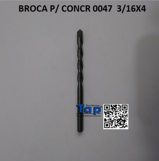 Imagen de BROCA P/ CONCR 0047  3/16X4