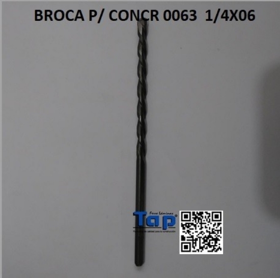 Imagen de BROCA P/ CONCR 0063  1/4X06
