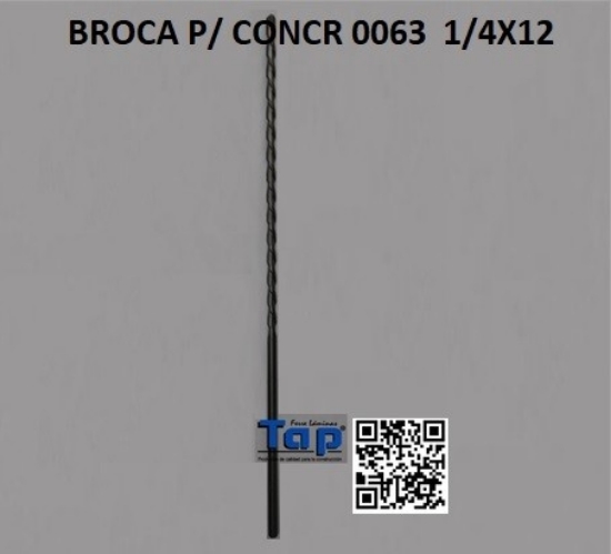 Imagen de BROCA P/ CONCR 0063  1/4X12