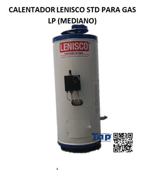 Imagen de CALENTADOR LENISCO STD PARA GAS LP (MEDIANO)