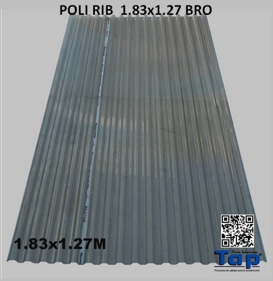 Imagen de POLI RIB  1.83X1.27 BRO