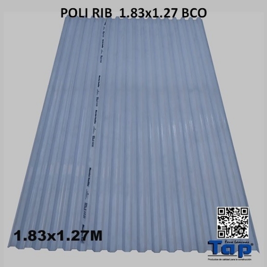 Imagen de POLI RIB  1.83X1.27 BCO