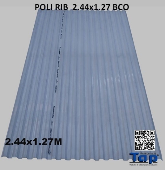 Imagen de POLI RIB  2.44x1.27 BCO