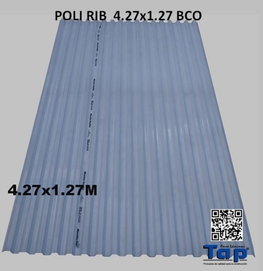Imagen de POLI RIB  4.27x1.27 BCO