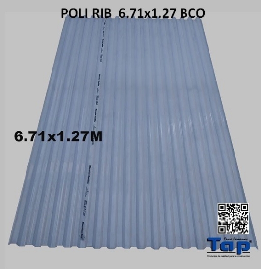 Imagen de POLI RIB  6.71x1.27 BCO