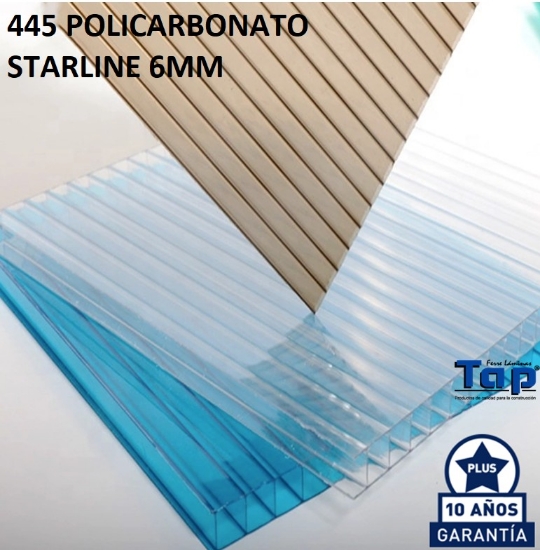 Imagen de POLICARBONATO STARLINE 6MM