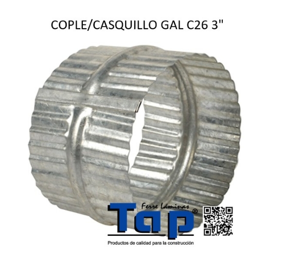 Imagen de COPLE/CASQUILLO GAL C26 3"
