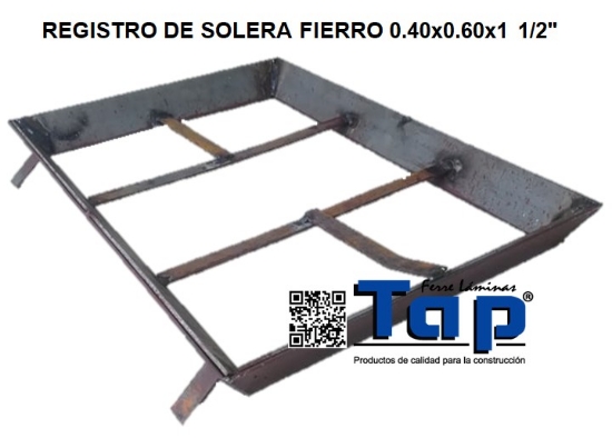 Imagen de REGISTRO DE SOLERA FIERRO 0.40x0.60x1 1/2"