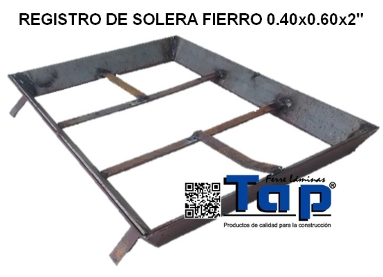 Imagen de REGISTRO DE SOLERA FIERRO 0.40x0.60x2"