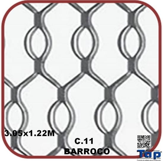 Imagen de REJACERO  BARROCO 3.05x1.22 C. 11
