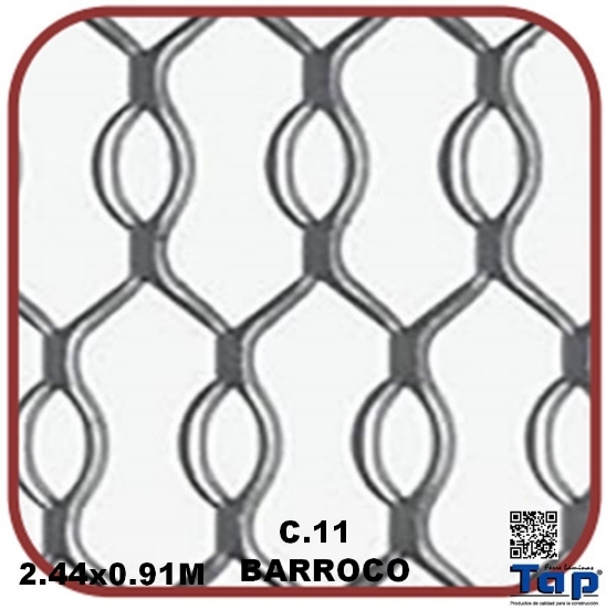 Imagen de REJACERO  BARROCO 2.44x0.91 C. 11