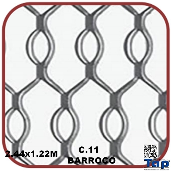 Imagen de REJACERO  BARROCO 2.44x1.22 C. 11