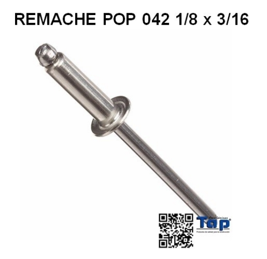 Imagen de REMACHE POP 042 1/8 x 3/16