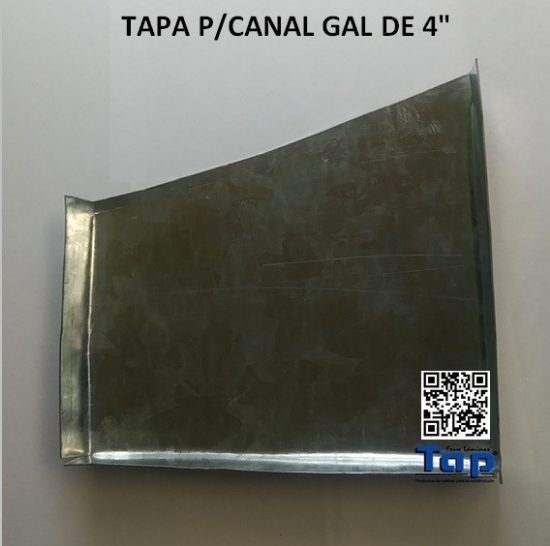 Imagen de TAPA P/CANAL GAL DE 4"