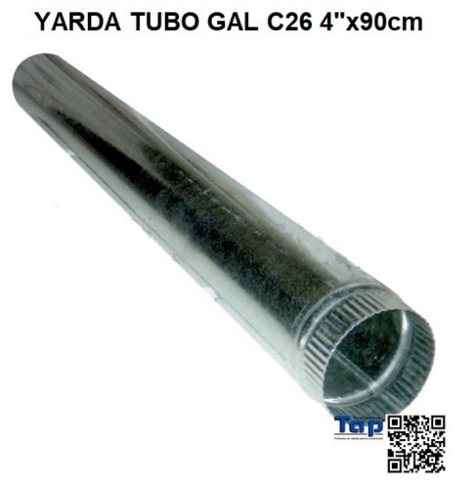 Imagen de YARDA TUBO GAL C26 4"x90cm