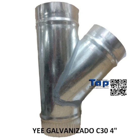 Imagen de YEE GALVANIZADO C30 4"