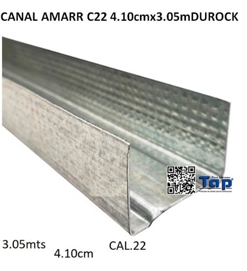 Imagen de CANAL AMARR C22 4.10cmx3.05mDUROCK