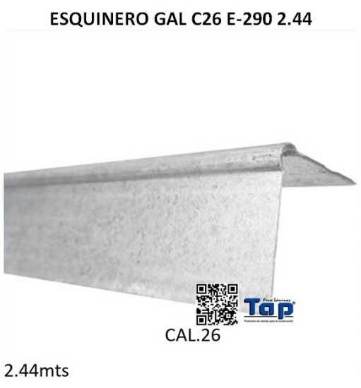 Imagen de ESQUINERO GAL C26 E-290 2.44