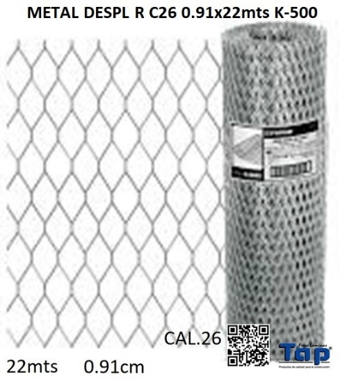 Imagen de METAL DESPL R C26 0.91x22mts K-500