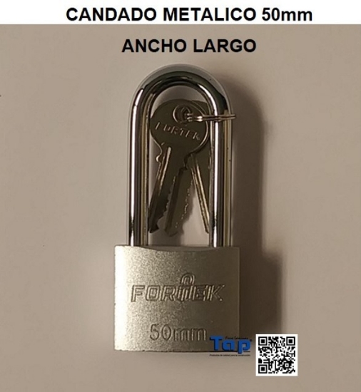 Imagen de CANDADO METALICO 50mm GANCHO LARGO