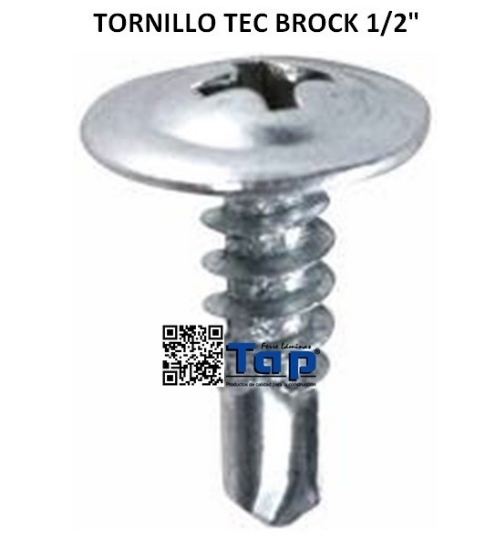 Imagen de TORNILLO TEC BROCK 1/2"