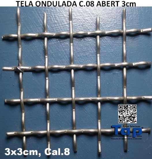 Imagen de TELA ONDULADA C.08 ABERT 3cm