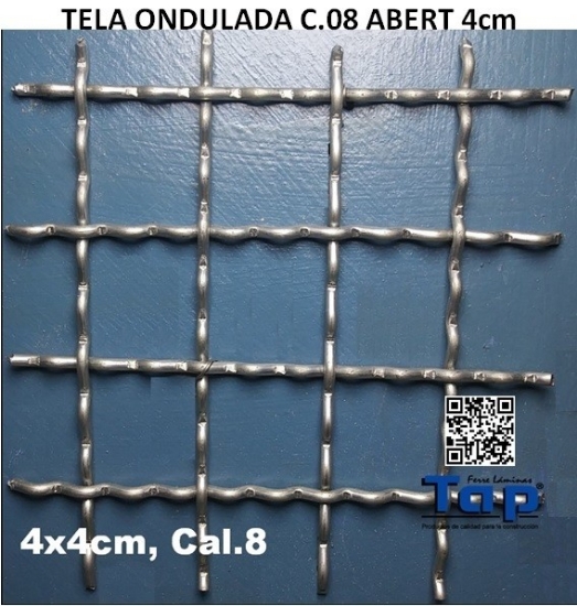 Imagen de TELA ONDULADA C.08 ABERT 4cm