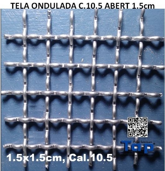 Imagen de TELA ONDULADA C.10.5 ABERT 1.5cm