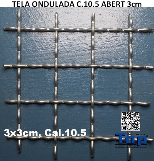 Imagen de TELA ONDULADA C.10.5 ABERT 3cm