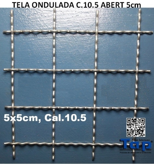 Imagen de TELA ONDULADA C.10.5 ABERT 5cm