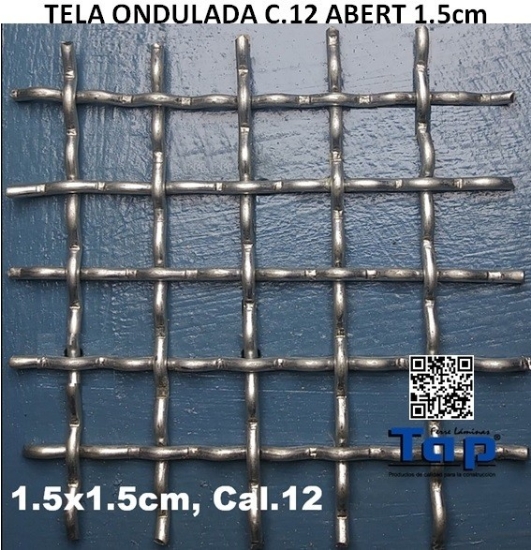 Imagen de TELA ONDULADA C.12 ABERT 1.5cm