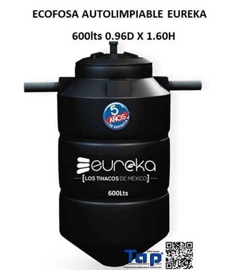Imagen de ECOFOSA AUTOLIMPIABLE EUREKA    600lts 0.96D X 1.60H