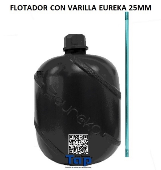 Imagen de FLOTADOR CON VARILLA EUREKA 25MM
